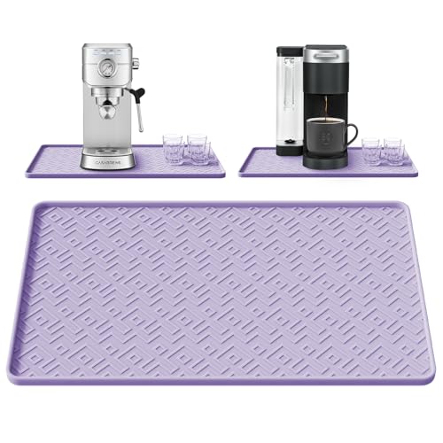 Silicone Coffee Mat 19" x 12" (Purple / 19'' x 12'')