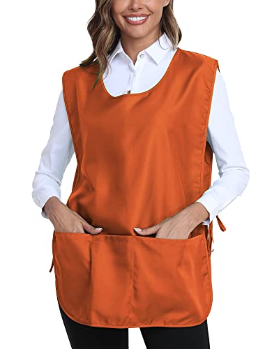 Unisex Cobbler Apron (Standard / 1 Pack - Orange)