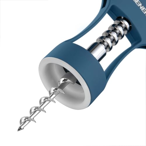 Wine Opener Premium Wing Corkscrew Wine Bottle Opener (Blue)