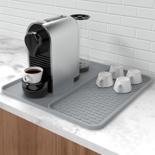 Silicone Coffee Mat (Gray / 16" x 16")