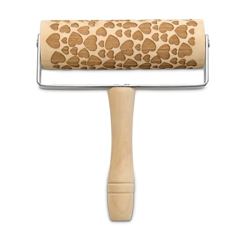 Mrs. Anderson’s Baking Mini Embossing Rolling Pin (Hearts, Mini)