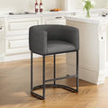 26" H Counter Height Bar Stools Set of 1 (Carbon Black / Set of 1)