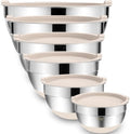 Mixing Bowls with Airtight Lids (Khaki)
