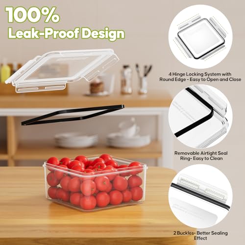 42 PCS Food Storage Containers with Lids Reusable