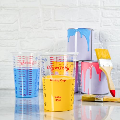 25 Pack Plastic Mixing Cups