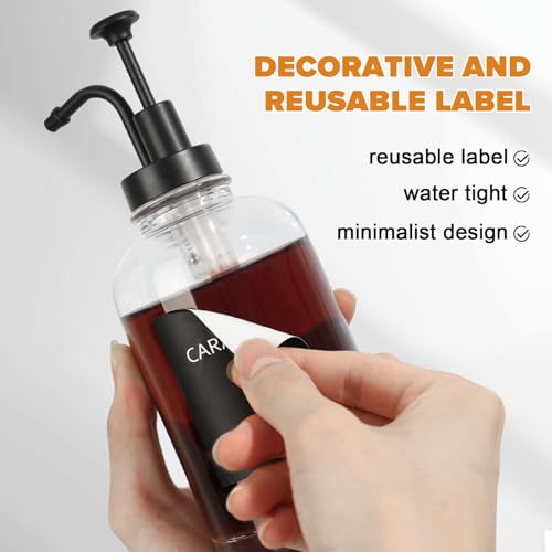 Coffee Syrup Dispenser (Black / Set of 3)