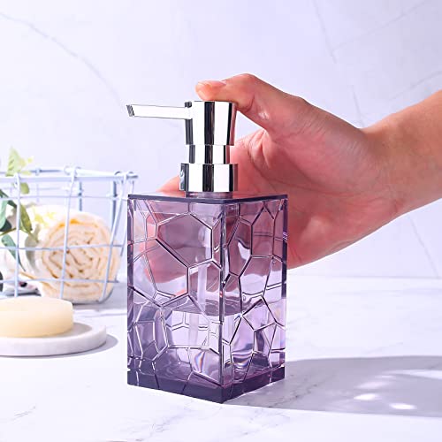 2 Pack Lavender Purple Rust Proof Soap Dispenser (Purple)