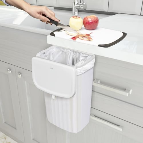 Roomate Under Counter Waste Bin (White Plastic / 12 L)