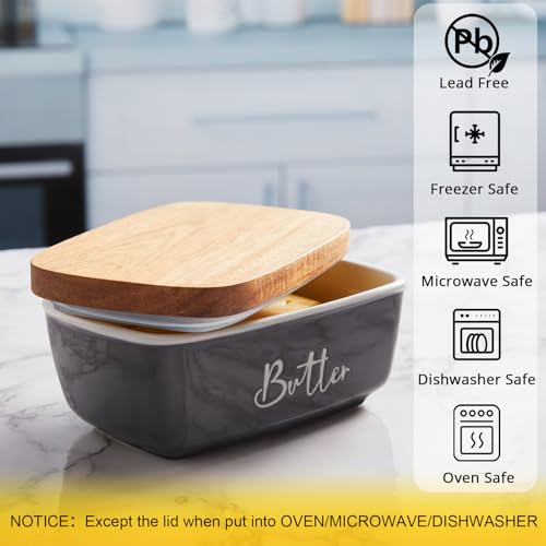 Gray Butter Dish