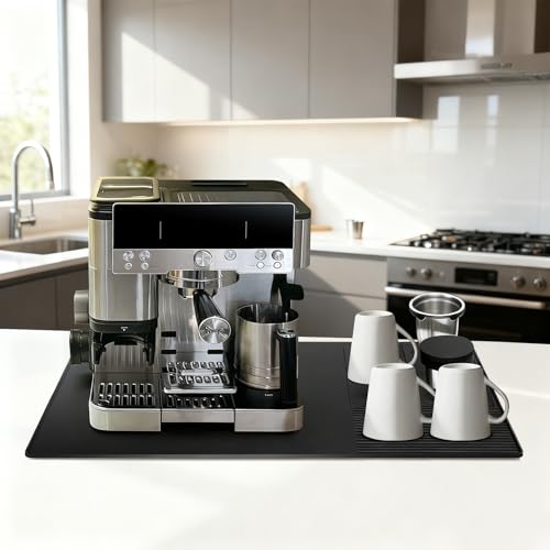 Silicone Coffee Mat Compatible with Ninja Luxe Espresso Coffee Machine ES601 (2-in-1)