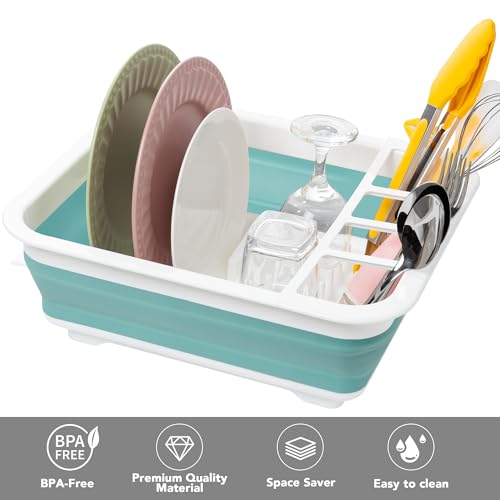 Collapsible Dish Drying Rack (Mint / Dish Drying Rack)