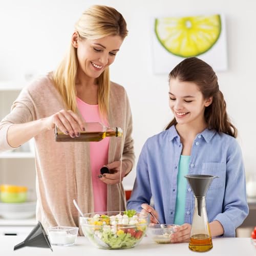 Plastic Kitchen Funnel Set of 3 (Gray)