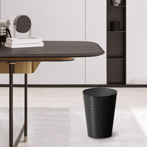Bathroom Trash Can 8 Pack (White & Black & Grey- 8 Pack)