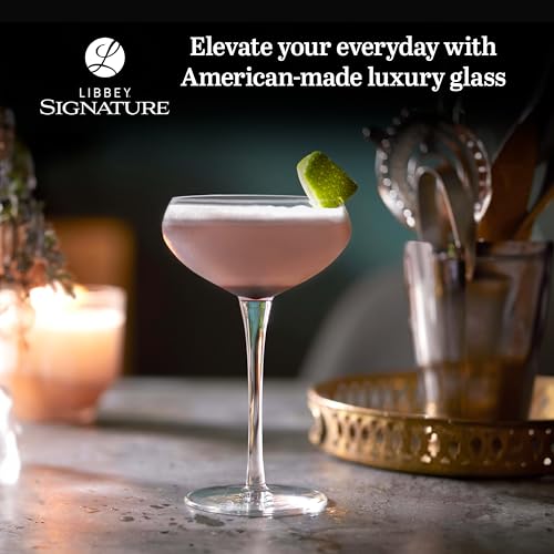 Signature Kentfield Coupe Cocktail Glasses Set of 4 (Signature Kentfield 4)
