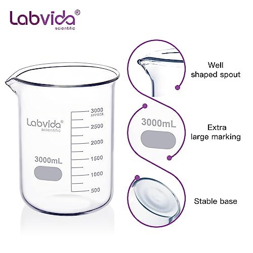Glass Beaker Vol. 3000ml (Vol.3000ml)