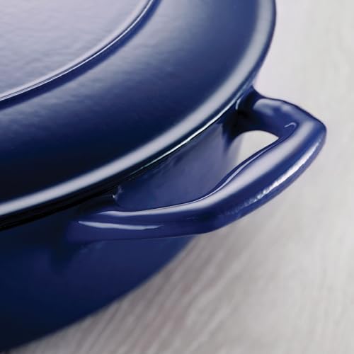 Bestow Enameled Cast Iron 5.5 (Dutch Oven (5.5-qt) / Blue)