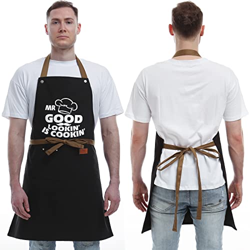 Cooking Apron for Men Gifts from Daughter (Mr. Good is Cooking)