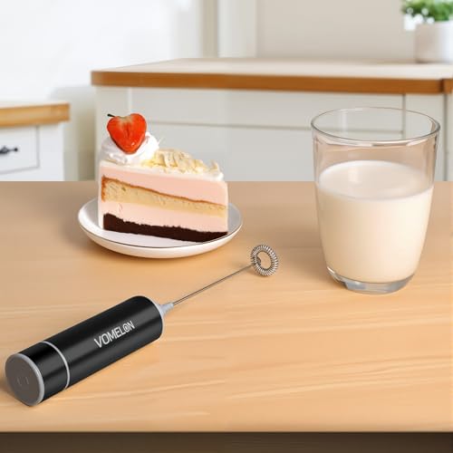 Milk Frother Handheld (Aluminum black)