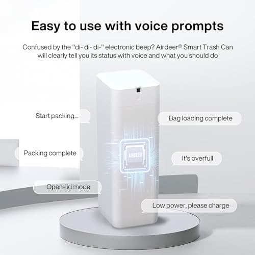 L2 Automatic Trash Can (8 Gallon-White Line)