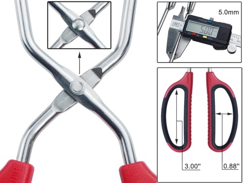 Extra Long Scissor Tongs 15" Stainless Steel Barbecue Grilling Tongs (15-Inch)