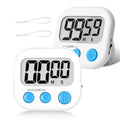 Classroom Timer for Kids Teachers 2 Pack Digital Timers (White & White)