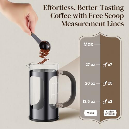 French Press Coffee Maker (Dark Pewter / 34oz)