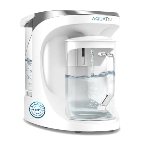 AquaTru Glass Carafe Alkaline Countertop Reverse Osmosis Water Purifier (AquaTru Carafe Alkaline)