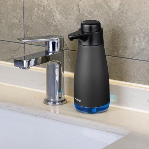 15oz Liquid Soap Dispenser for Dish and Hand Soap Matte Black (15 oz / Black)