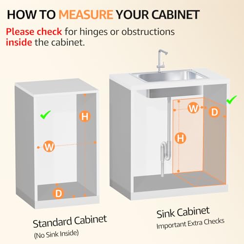 Pull Out Trash Can Under Cabinet Kit (B-Single)