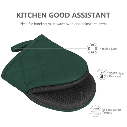 Mini Oven Mitts 2 (Army Green / 2 Pieces Set)