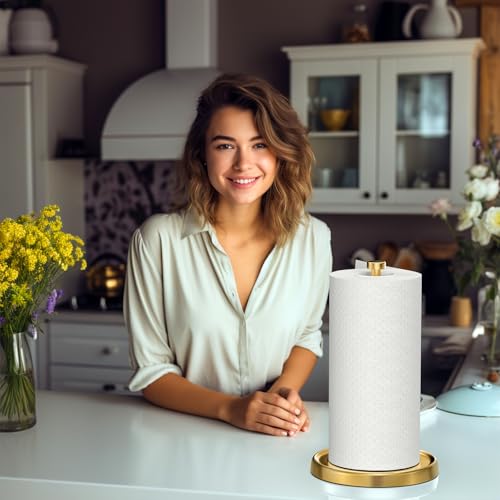Paper Towel Holder Countertop (Gold)