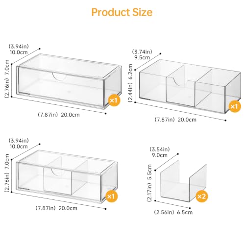 Medicine Cabinet Organizer 3 Pack (3-Tier)