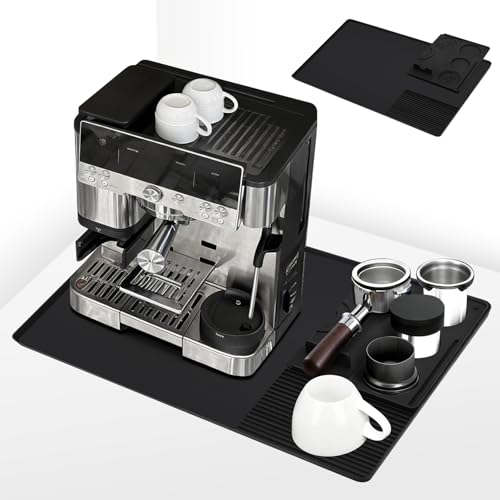 Silicone Coffee Mat Compatible with Ninja Luxe Espresso Coffee Machine ES601 (2-in-1)