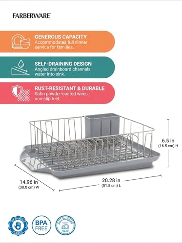 Classic 3 Piece Dish Drying Rack Set