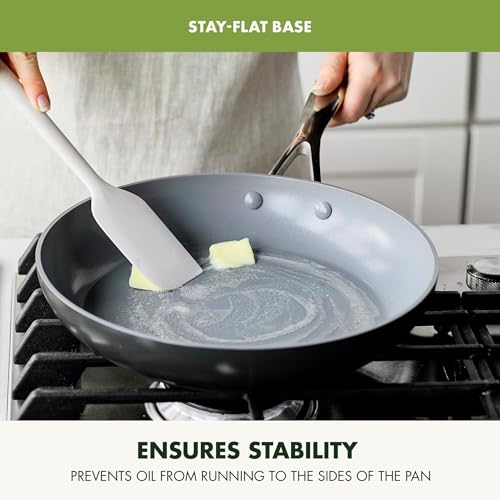 Valencia Pro 8" Ceramic Nonstick Frying Pan Skillet (8" Frying Pan Skillet / Gray)
