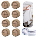 Towel Hooks 8 Pack (8 Pack / Oak-Tree)