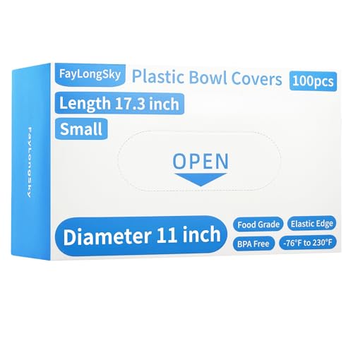 Boxed Bowl Covers Bread Proofing Shower Caps for Sourdough Bread (Diameter 11" 100pcs)