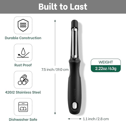 Swivel Vegetable Peeler (Black)
