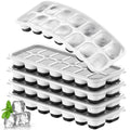 Ice Cube Tray 5 Pack (Black / 5 pcs)