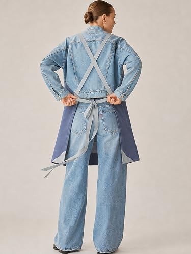 Professional Work Apron for Men & Women (Standard / Forge Blue)