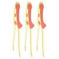 3 Pack Grill Tongs (Red)