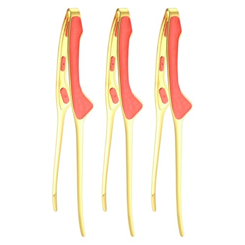 3 Pack Grill Tongs (Red)