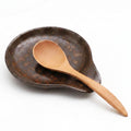 Farmhouse Ceramic Spoon Rests Holder (Rusty Red-Flat Interior)