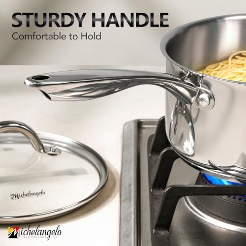 Stainless Steel Pot Set with Steamer (1+2+3QT)