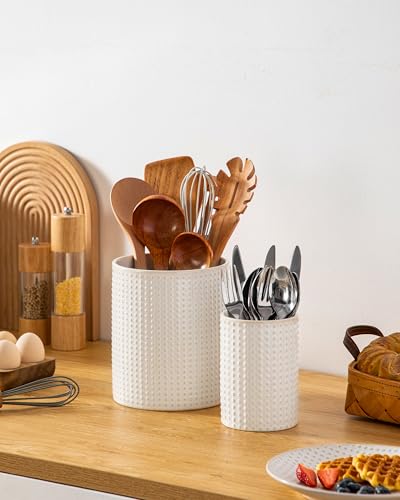 LYDIA Ceramic Utensil Holders (Rhombus)