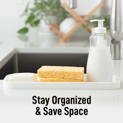 Large Silicone Sponge Holder (White (Large) / Large (12x4))
