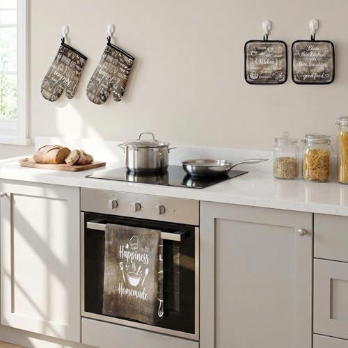 Dark Brown Kitchen Decor Set (Dark Brown)