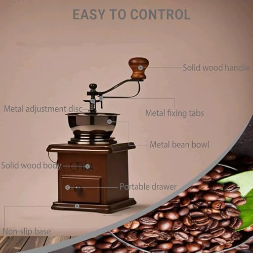 Vintage Manual Coffee Mill Grinder