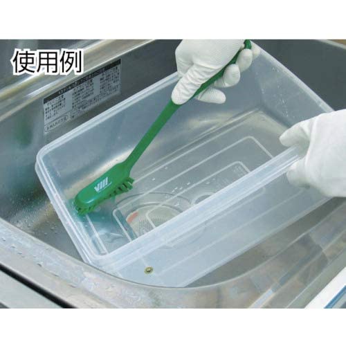 Fine Dish Brush (1 Count (Pack of 1) / Green)