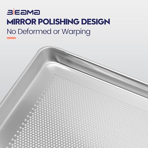 12 Pack Perforated Full Size 26" x 18" Baking Sheet Pan (12PACK Perforated Full Size 26"×18")